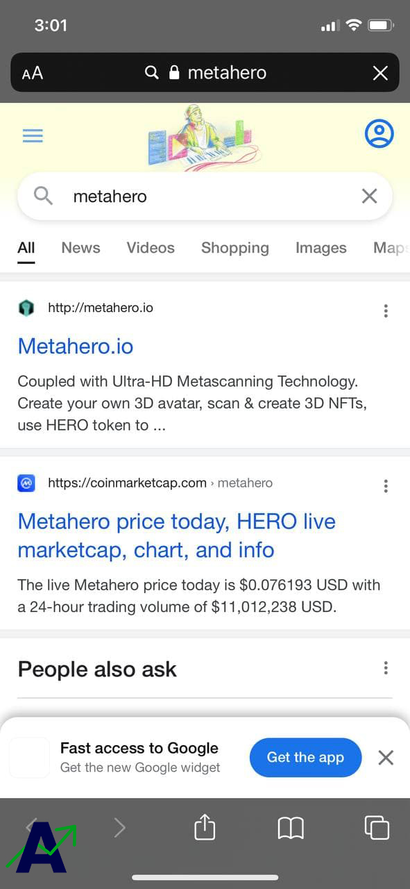 how to buy metahero - google
