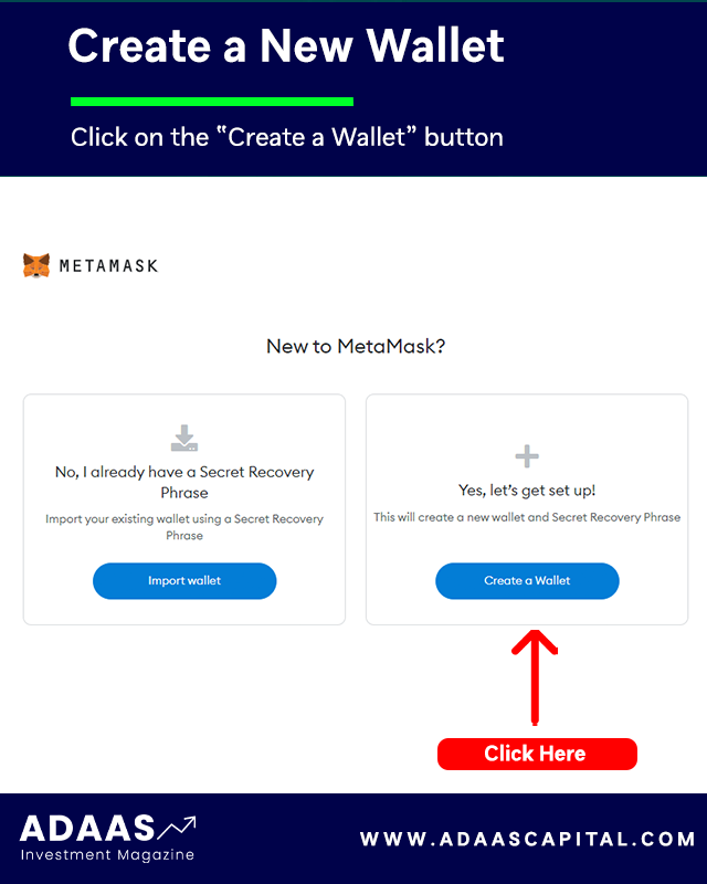 metamask new wallet