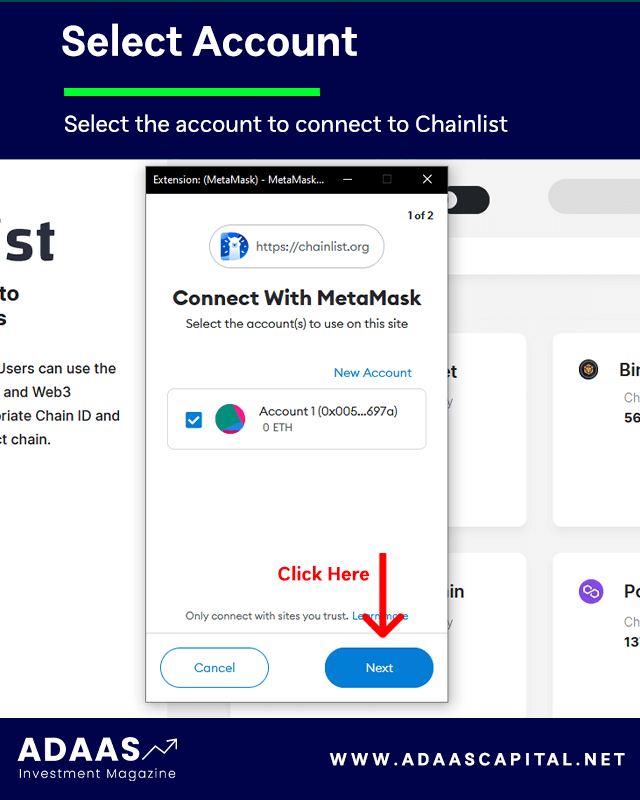 Select-account-metamask