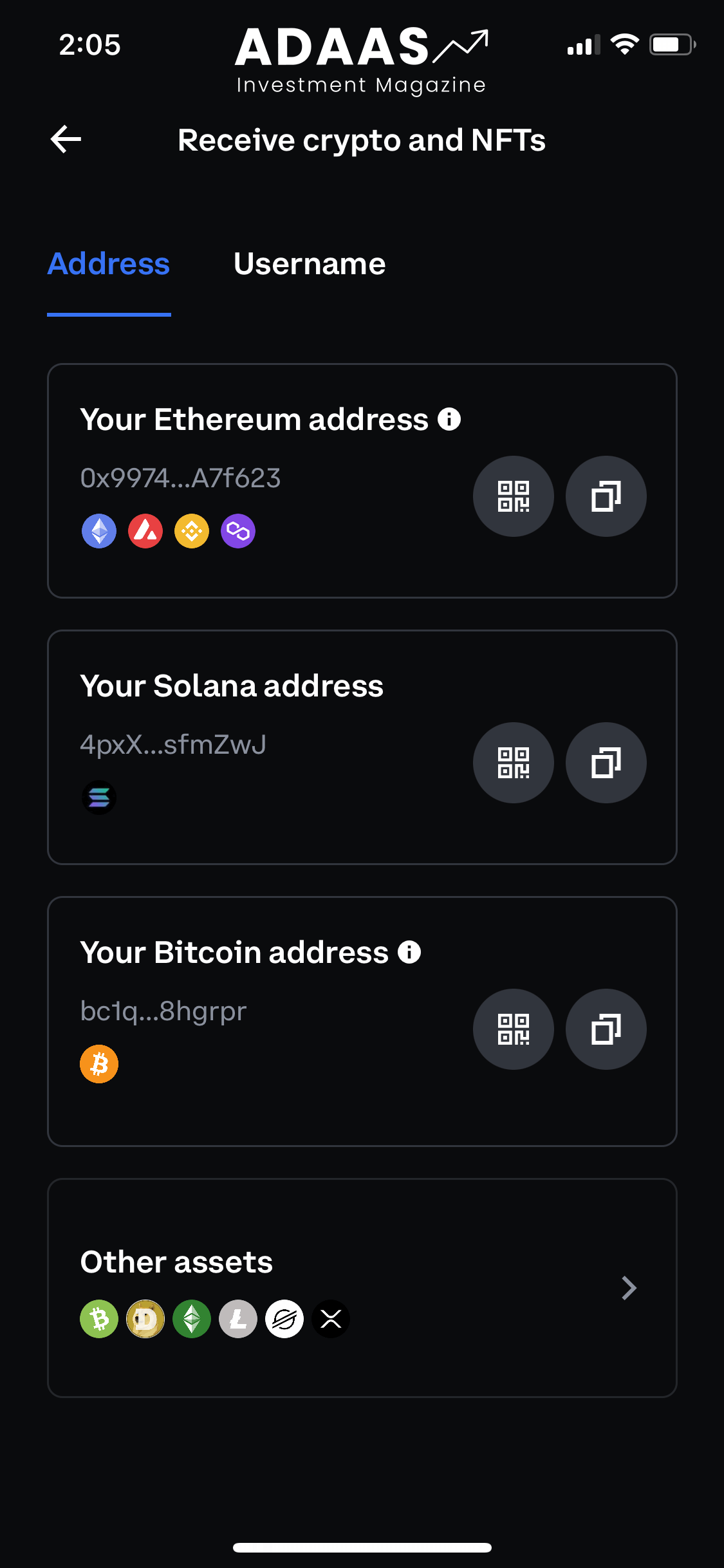 coinbase wallet addresses