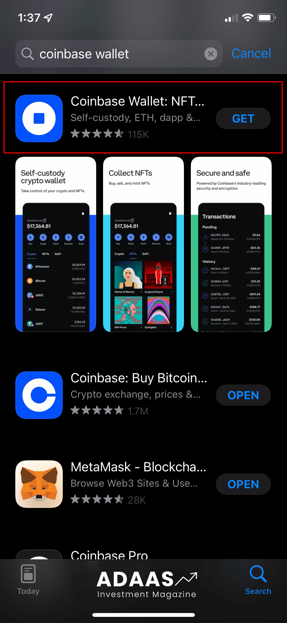 download coinbase wallet app