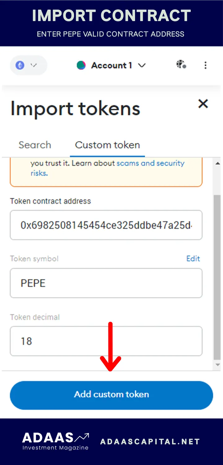 import pepe smart contract