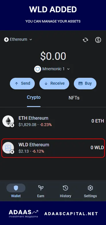 WORLDCOIN ADDED TO TRUST WALLET