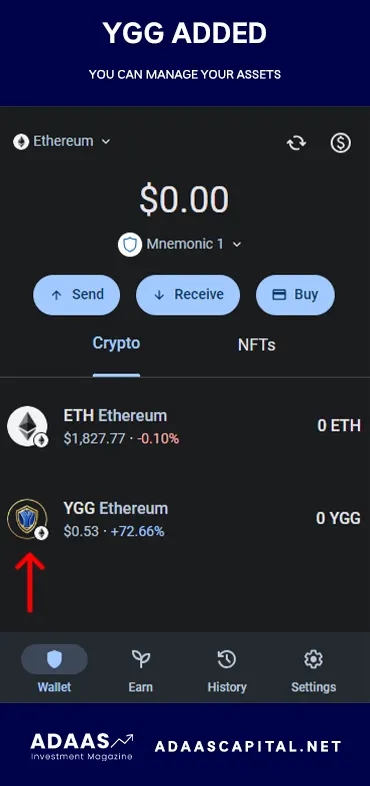 Yield Guild Games (YGG) IS ADDED TO THE TRUST WALLET
