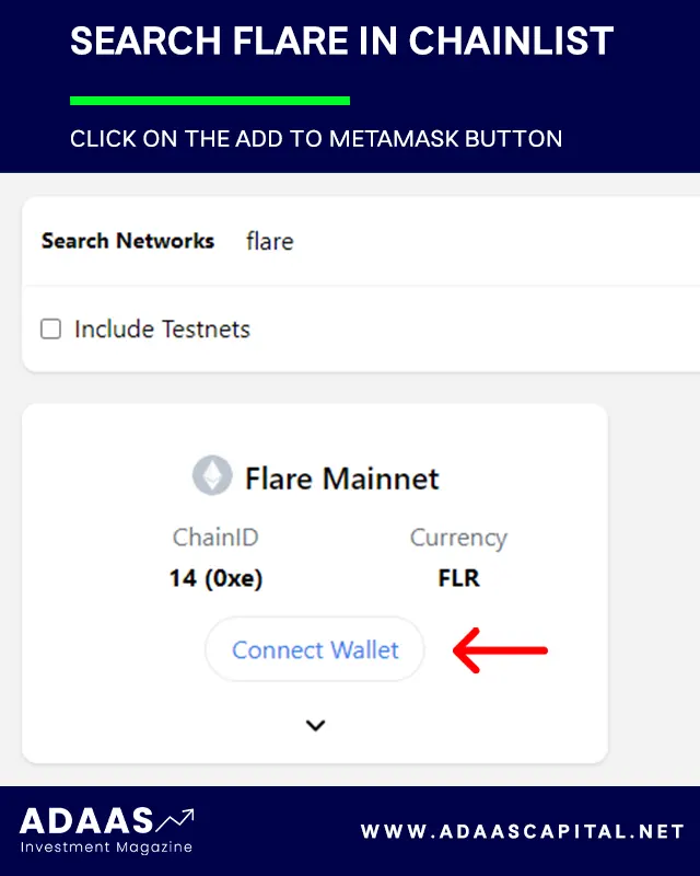 search flare in chainlist